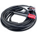 EXTOL PREMIUM hegesztő kábel, 2 db, 25mm2, 5m, 10-25, fogó 200A, gumi 8898226